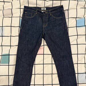 Neon Denim Brand SID Skinny Jeans Streetwear — 31x30, Dark Blue